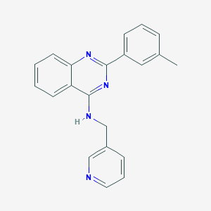 molecular formula C21H18N4 B5651797 MFCD02959162 