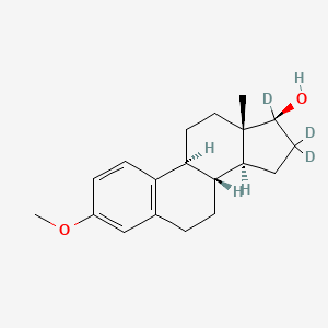 molecular formula C19H26O2 B565183 3-O-Methyl Estradiol-d3 CAS No. 57983-88-7