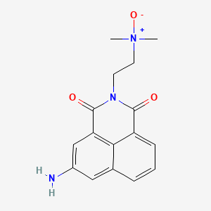 molecular formula C16H17N3O3 B565191 Amonafide N-Oxide CAS No. 112726-97-3