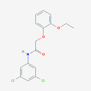 molecular formula C16H15Cl2NO3 B5651923 N-(3,5-dichlorophenyl)-2-(2-ethoxyphenoxy)acetamide 