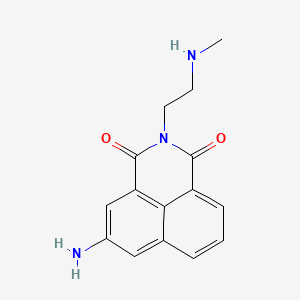 molecular formula C15H15N3O2 B565193 N'-Desmethyl Amonafide CAS No. 114991-16-1