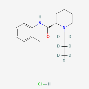 molecular formula C17H27ClN2O B565241 Ropivacaine-d7 Hydrochloride CAS No. 1217667-10-1