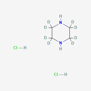 molecular formula C4H12Cl2N2 B565242 Piperazine-d8 Dihydrochloride CAS No. 849482-21-9