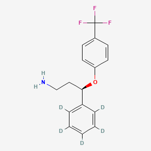 molecular formula C16H16F3NO B565245 (R)-Norfluoxetine-d5 CAS No. 1217648-64-0