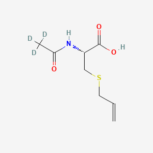 molecular formula C8H13NO3S B565247 N-(乙酰-d3)-S-烯丙基-L-半胱氨酸 CAS No. 1331907-55-1