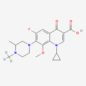 molecular formula C20H24FN3O4 B565250 N-Methyl Gatifloxacin-d3 
