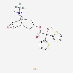 molecular formula C19H22BrNO4S2 B565253 Tiotropium-d3 Bromide CAS No. 1127226-56-5