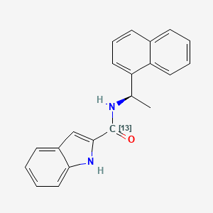 molecular formula C21H18N2O B565256 卡林多酰胺-13C CAS No. 1217782-43-8
