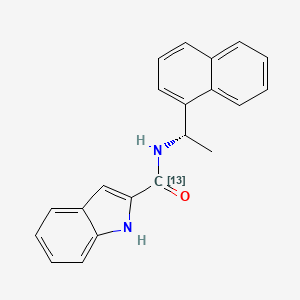 molecular formula C21H18N2O B565257 ent-卡林多酰胺-13C CAS No. 1217724-96-3