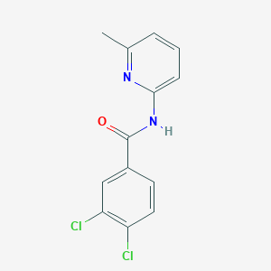 molecular formula C13H10Cl2N2O B5652570 3,4-dichloro-N-(6-methylpyridin-2-yl)benzamide 