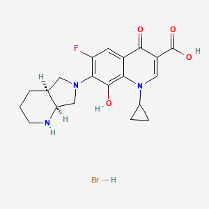 molecular formula C20H23BrFN3O4 B565259 8-Hydroxy Moxifloxacin Hydrobromide CAS No. 1292904-74-5