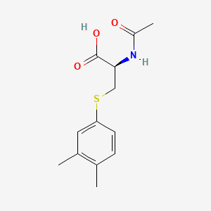 molecular formula C13H17NO3S B565291 N-Acetyl-S-(3,4-dimethylbenzene)-L-cysteine CAS No. 581076-72-4