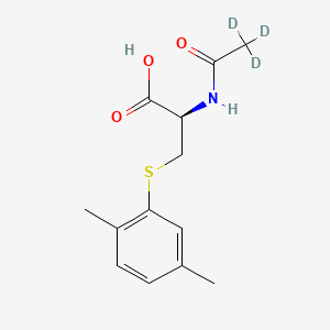 molecular formula C13H17NO3S B565297 N-Acetyl-S-(2,5-dimethylbenzene)-L-cysteine-d3 