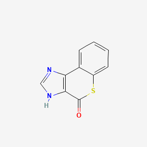 molecular formula C10H6N2OS B5652990 thiochromeno[3,4-d]imidazol-4(1H)-one 