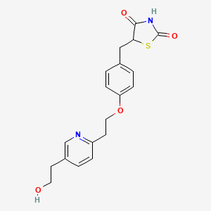 molecular formula C19H20N2O4S B565302 Hydroxy Pioglitazone (M-VII) CAS No. 625853-72-7