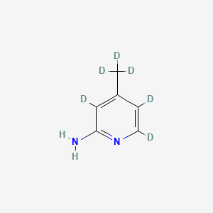 molecular formula C6H8N2 B565309 2-Amino-4-methylpyridine-d6 CAS No. 916979-09-4