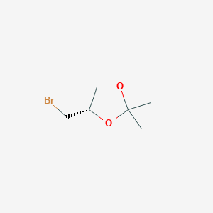 molecular formula C6H11BrO2 B056531 2,2-Dimethyl-4(s)-4-bromomethyl-1,3-dioxalane CAS No. 113428-57-2