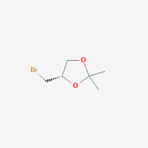 molecular formula C6H11BrO2 B056531 (4S)-4-(bromomethyl)-2,2-dimethyl-1,3-dioxolane CAS No. 113428-57-2