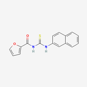 molecular formula C16H12N2O2S B5653172 N-(naphthalen-2-ylcarbamothioyl)furan-2-carboxamide 