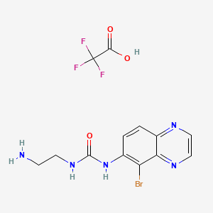 molecular formula C13H13BrF3N5O3 B565343 Hydroxy Brimonidine Trifluoroacetic Acid Salt CAS No. 1391054-10-6