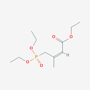 molecular formula C11H21O5P B056535 ethyl (Z)-4-diethoxyphosphoryl-3-methylbut-2-enoate CAS No. 3917-43-9