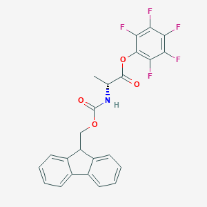 molecular formula C24H16F5NO4 B056536 Fmoc-D-Ala-OPfp CAS No. 125043-04-1