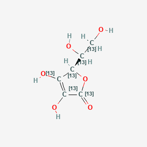molecular formula C6H8O6 B565365 L-Ascorbic acid-13C6-1 