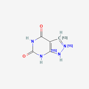 Oxypurinol-13C,15N2-1