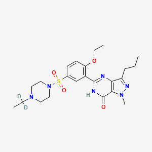 molecular formula C23H32N6O4S B565378 Homo Sildenafil-d5 