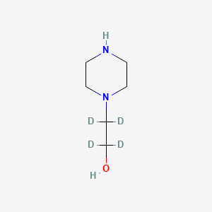 molecular formula C6H14N2O B565388 N-(2-Hydroxyethyl)piperazine-d4 CAS No. 1160357-16-3
