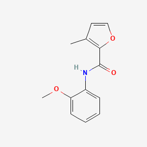 molecular formula C13H13NO3 B5654038 N-(2-methoxyphenyl)-3-methylfuran-2-carboxamide 