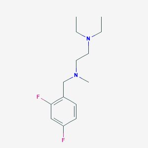 molecular formula C14H22F2N2 B5654082 N-[(2,4-difluorophenyl)methyl]-N',N'-diethyl-N-methylethane-1,2-diamine 