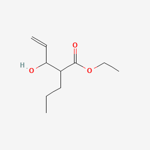 Ethyl 3-hydroxy-2-propylpent-4-enoate
