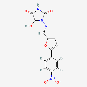 molecular formula C14H10N4O6 B565416 5-Hydroxy Dantrolene-d4 