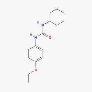 molecular formula C15H22N2O2 B5654244 1-Cyclohexyl-3-(4-ethoxyphenyl)urea 