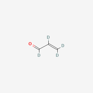 molecular formula C3H4O B565428 Acrolein-d4 CAS No. 33984-05-3