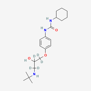 molecular formula C20H33N3O3 B565432 rac Talinolol-d5 