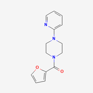 molecular formula C14H15N3O2 B5654445 2-FURYL[4-(2-PYRIDYL)PIPERAZINO]METHANONE 