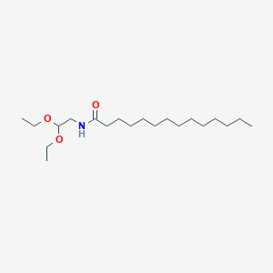 molecular formula C20H41NO3 B056545 N-Myristoyl glycinal diethylacetal CAS No. 115433-72-2