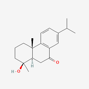 molecular formula C19H26O2 B565453 19-Nor-4-hydroxyabieta-8,11,13-trien-7-one CAS No. 57906-31-7