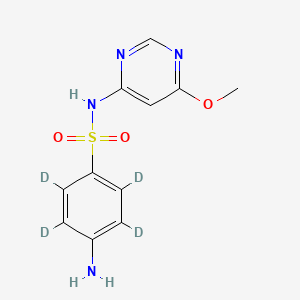 molecular formula C11H12N4O3S B565457 Sulfamonomethoxine-d4 