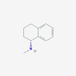 molecular formula C11H15N B056547 (R)-N-Methyl-1,2,3,4-tetrahydronaphthalen-1-amine CAS No. 114419-88-4