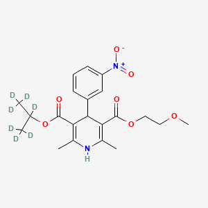 molecular formula C21H26N2O7 B565473 Nimodipine-d7 