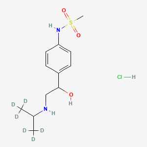 molecular formula C12H21ClN2O3S B565494 Sotalol-d6 Hydrochloride 