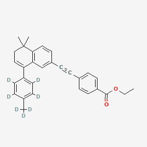 molecular formula C30H28O2 B565495 AGN 193109-d7 Ethyl Ester CAS No. 1246815-93-9