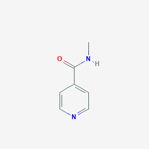 molecular formula C7H8N2O B056553 4-Pyridinecarboxamide, N-methyl- CAS No. 6843-37-4