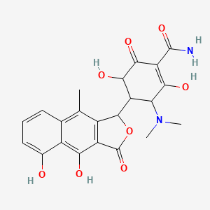 molecular formula C22H22N2O8 B565533 alpha-apo-Oxytetracycline CAS No. 18695-01-7