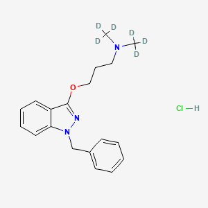 molecular formula C19H24ClN3O B565535 Benzydamine-d6 Hydrochloride 