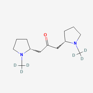 molecular formula C13H24N2O B565557 Cuscohygrine-d6 CAS No. 1292907-65-3