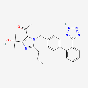 molecular formula C25H28N6O2 B565559 Olmesartan Methyl Ketone CAS No. 1227626-45-0